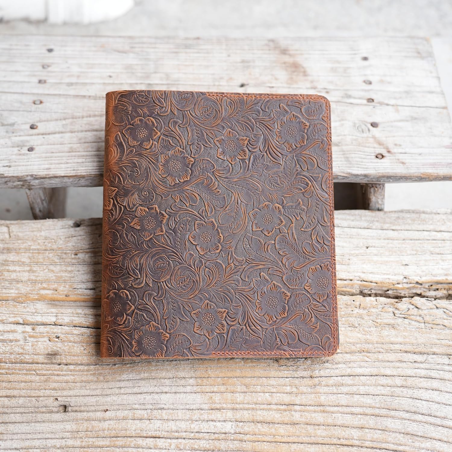 JJNUSA Genuine Leather Case for Kindle Scribe 10.2" Folio Cover File Folders for Business Amazon Ereader Leather Cover