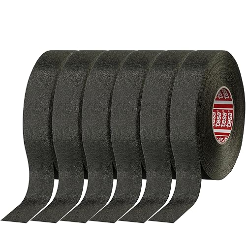 Razor + (6) Tesa 51036 Cinta eléctrica de alto calor para arnés de cables, cables para motor automotriz, protege contra altas temperaturas,