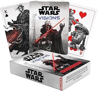 AQUARIUS Star Wars Visions Playing Cards – Star Wars Themed Deck of Cards for Your Favorite Card Games - Officially Licensed Star Wars Merchandise & Collectibles