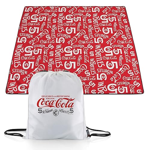 Coca-Cola Impresa Picnic Blanket, Lightweight Folding Beach Blanket with Carry