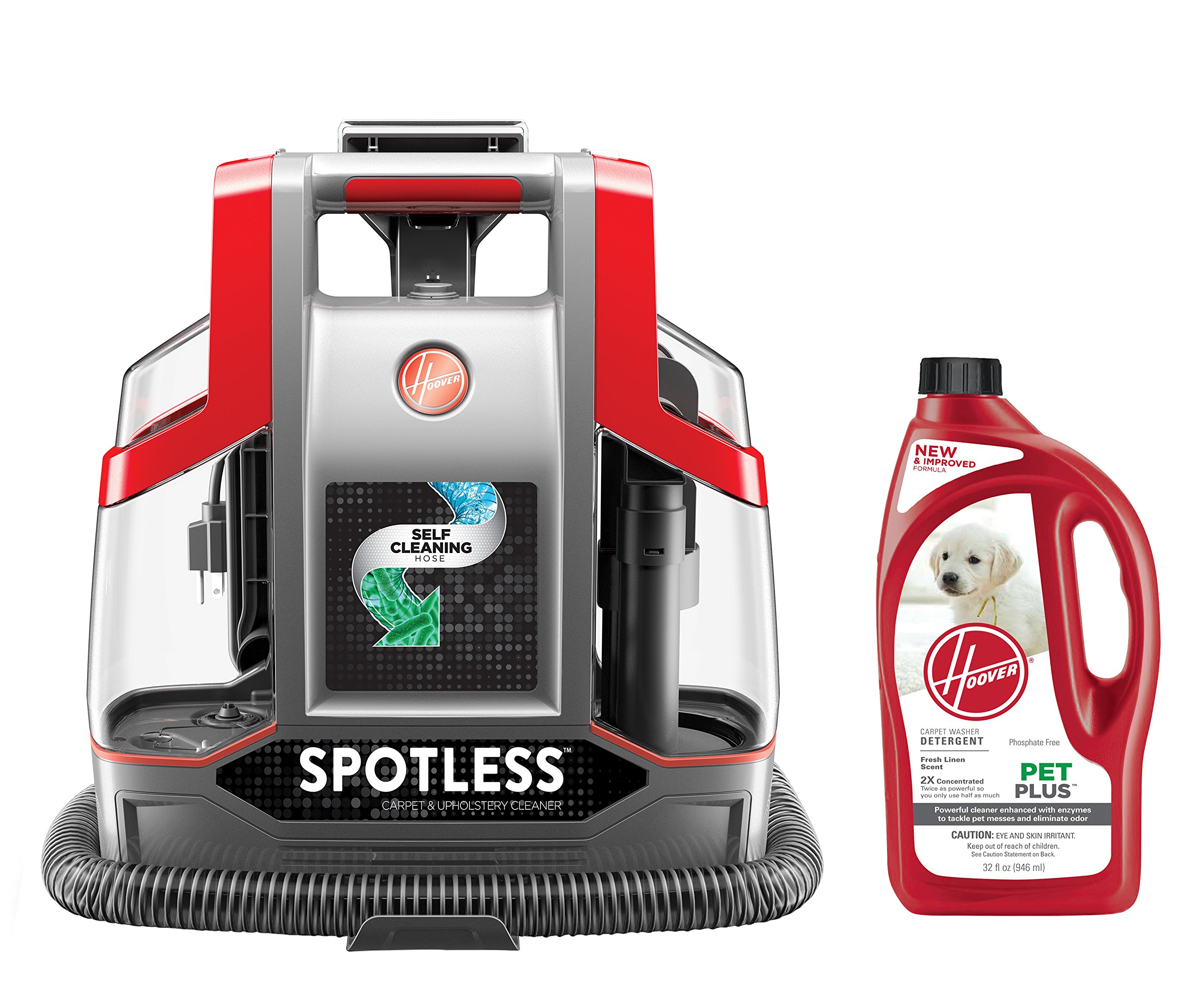 Hoover Spot Cleaner + 32oz PetPlus Pet 