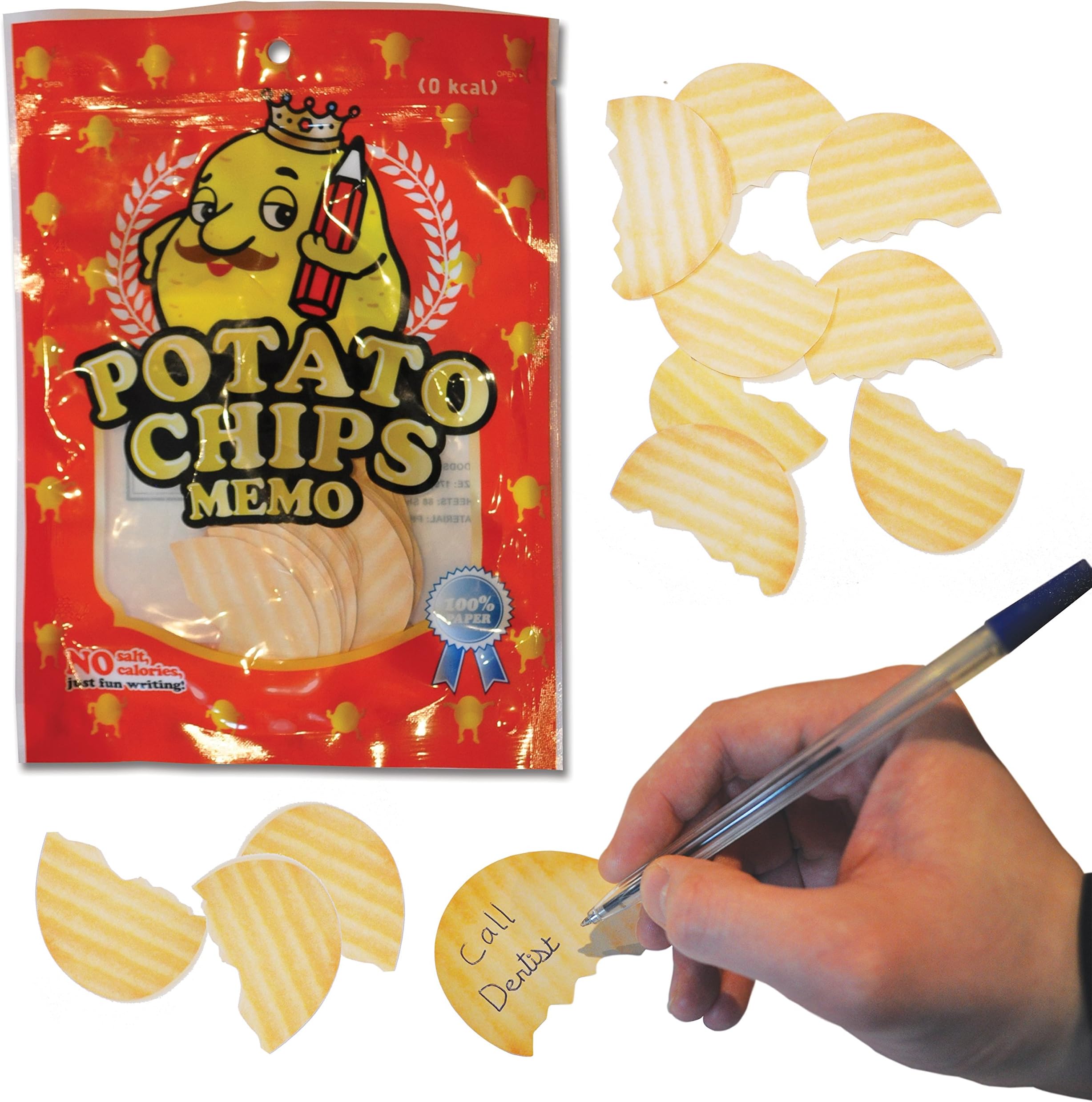 Novelty Gift Potato Crisps Memo Paper Note Pads Notepad