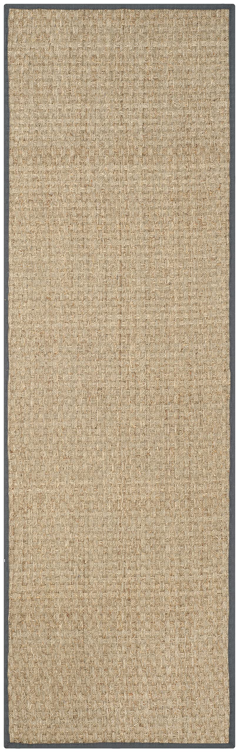 Tapis en fibres naturelles 76 x 183 cm idéal pour salon, salle à manger et chambre