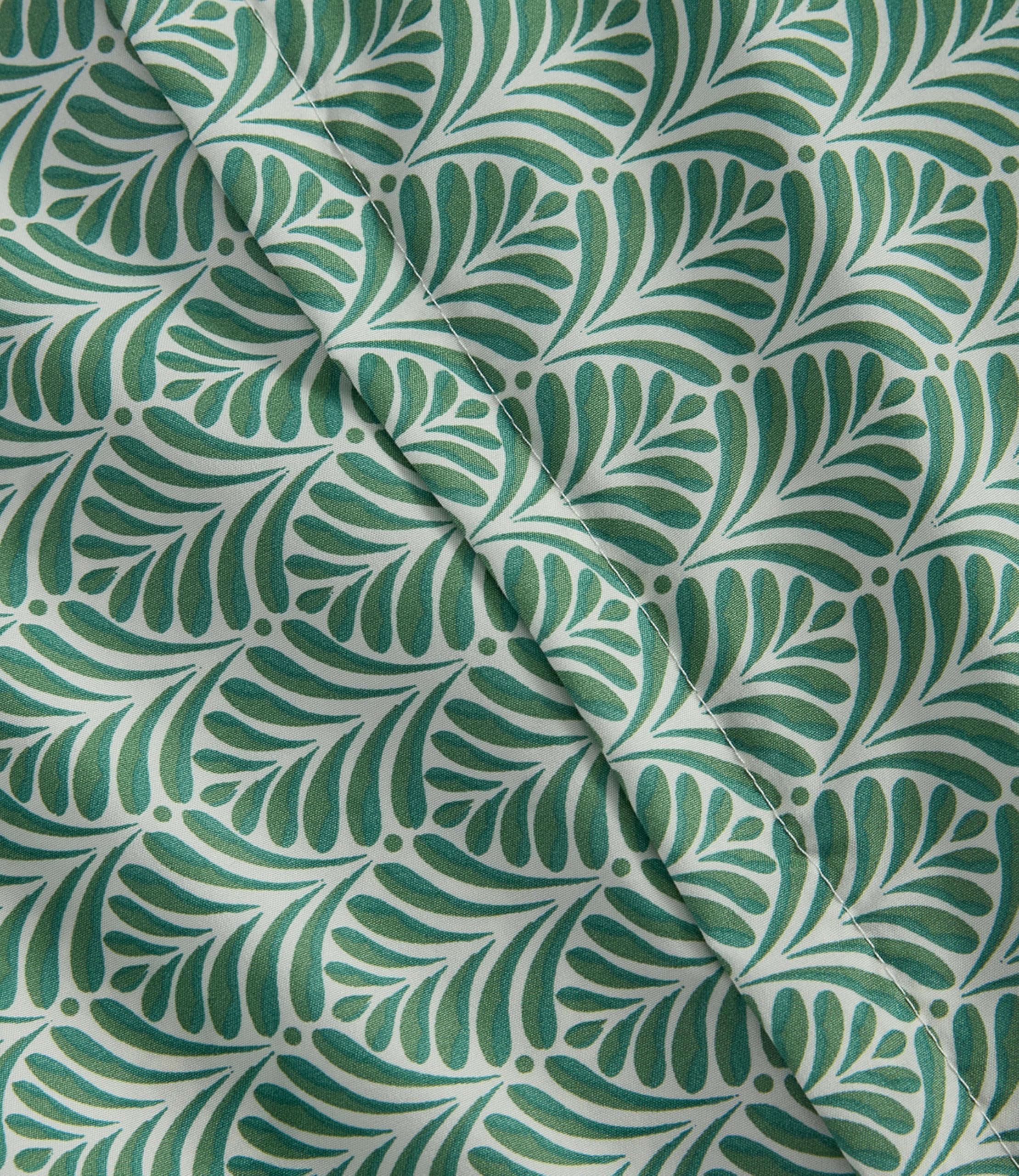 Duvet Cover Cal King Size - Printed Duvet Cover - 3 Piece - Sage Palms