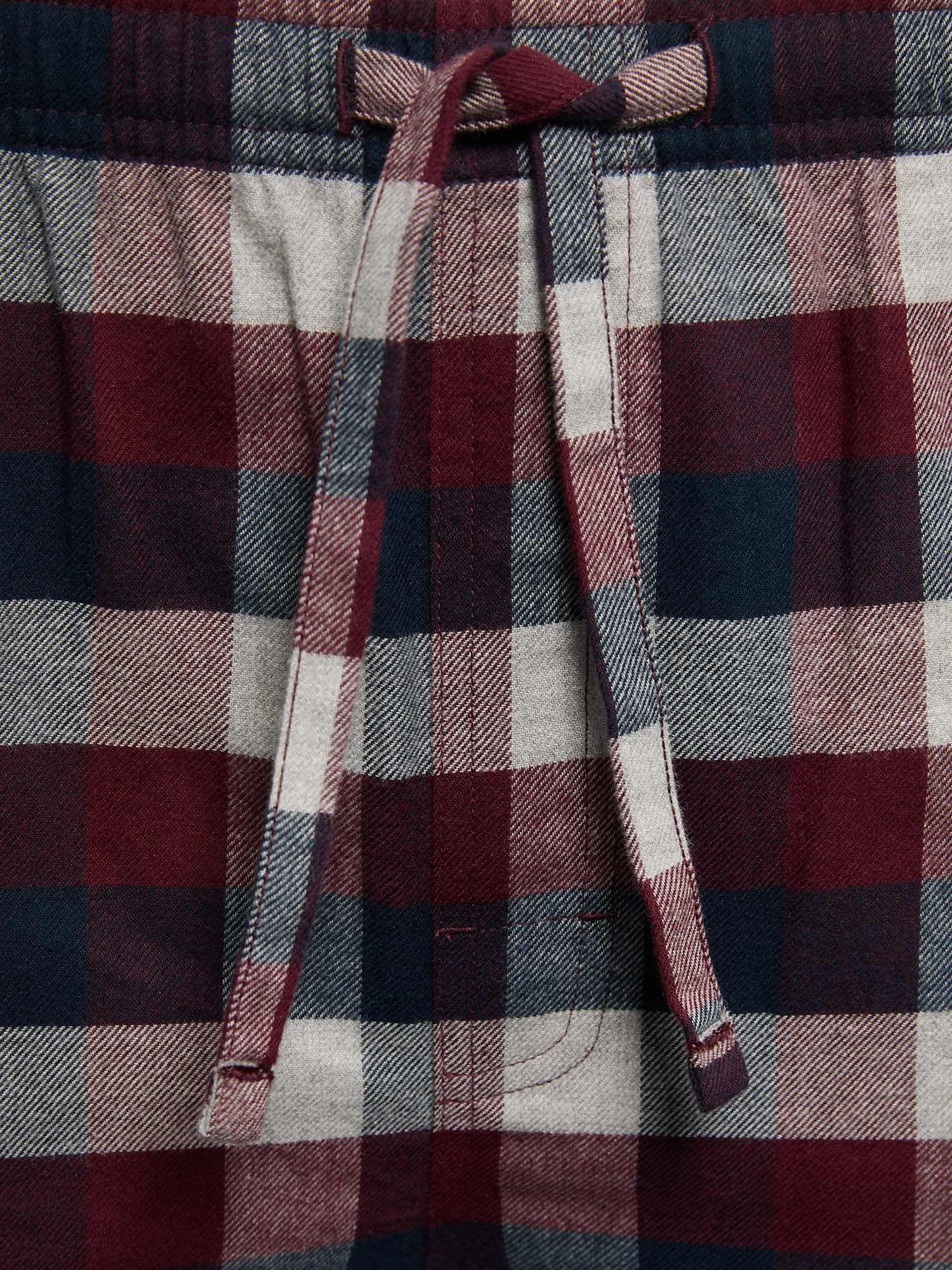 Marks & Spencer Conjunto de Pijama de Algodón Afelpado para Hombre, Ajuste Normal, Cintura con Cordón, con Bolsillos
