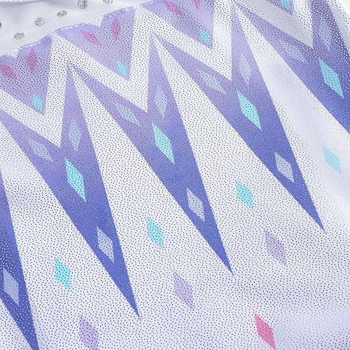 Miniatura 3 de EQSJIU Leotardo de ballet para niñas, danza, gimnasia, niñas pequeñas, vestidos de danza brillantes, conjuntos, leotardo con falda tutú para niños