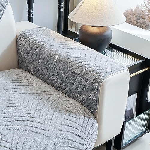 Miniatura 9 de Fundas de sofá (1 unidad, beige blanco, 27.6 x 27.6 pulgadas) Beige Blanco,Caqui,Gris claro,Gris oscuro,Pasto