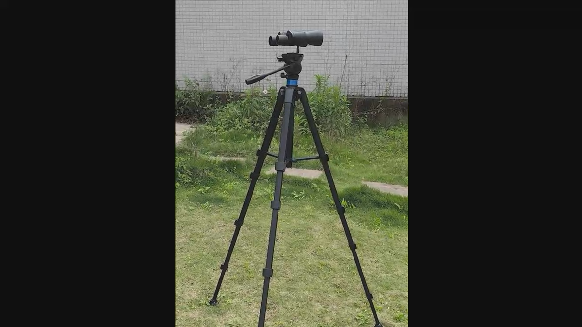 Trépied Universel 184 Cm - Charge 10 Kg, Compatible Jumelles, Télescopes, Appareils Photo - Avec Adaptateur Et Plaques Rapides