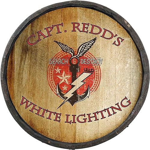 Vista 17 de THOUSAND OAKS BARREL CO. Personaliza el letrero de un cuarto de barril con cócteles de gato negro, barril de vino hecho de madera de roble de alta