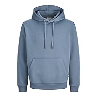 Jack & Jones Jjebradley - Felpa con Cappuccio Noos, Miraggio Blu
