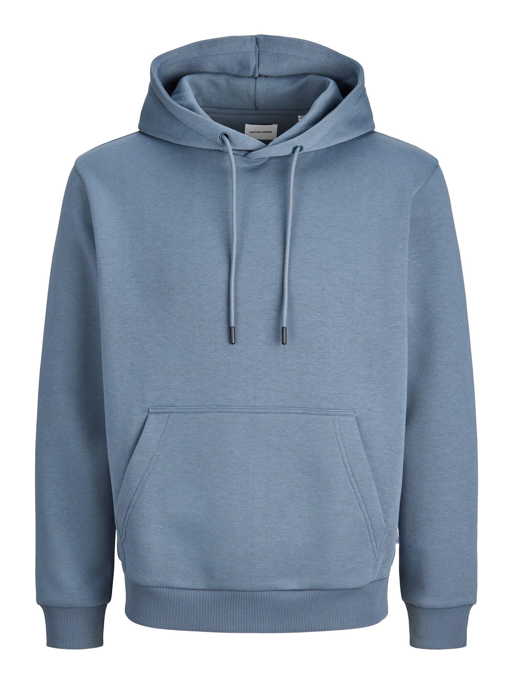 JACK & JONES Jjebradley Sweat Hood Noos, Blue Mirage, XXL