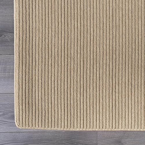 Miniatura 6 de Beverly Rug Alfombra de entrada moderna antideslizante de 2 x 3 pulgadas, parte trasera de goma tradicional sólida, lavable a máquina, suave y