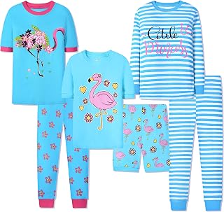 Boys Girls Easter Pajamas, Bunny Pajama For Kids Toddler Child Cotton Clothes Snug-Fit Pjs Long Sleepwear Set