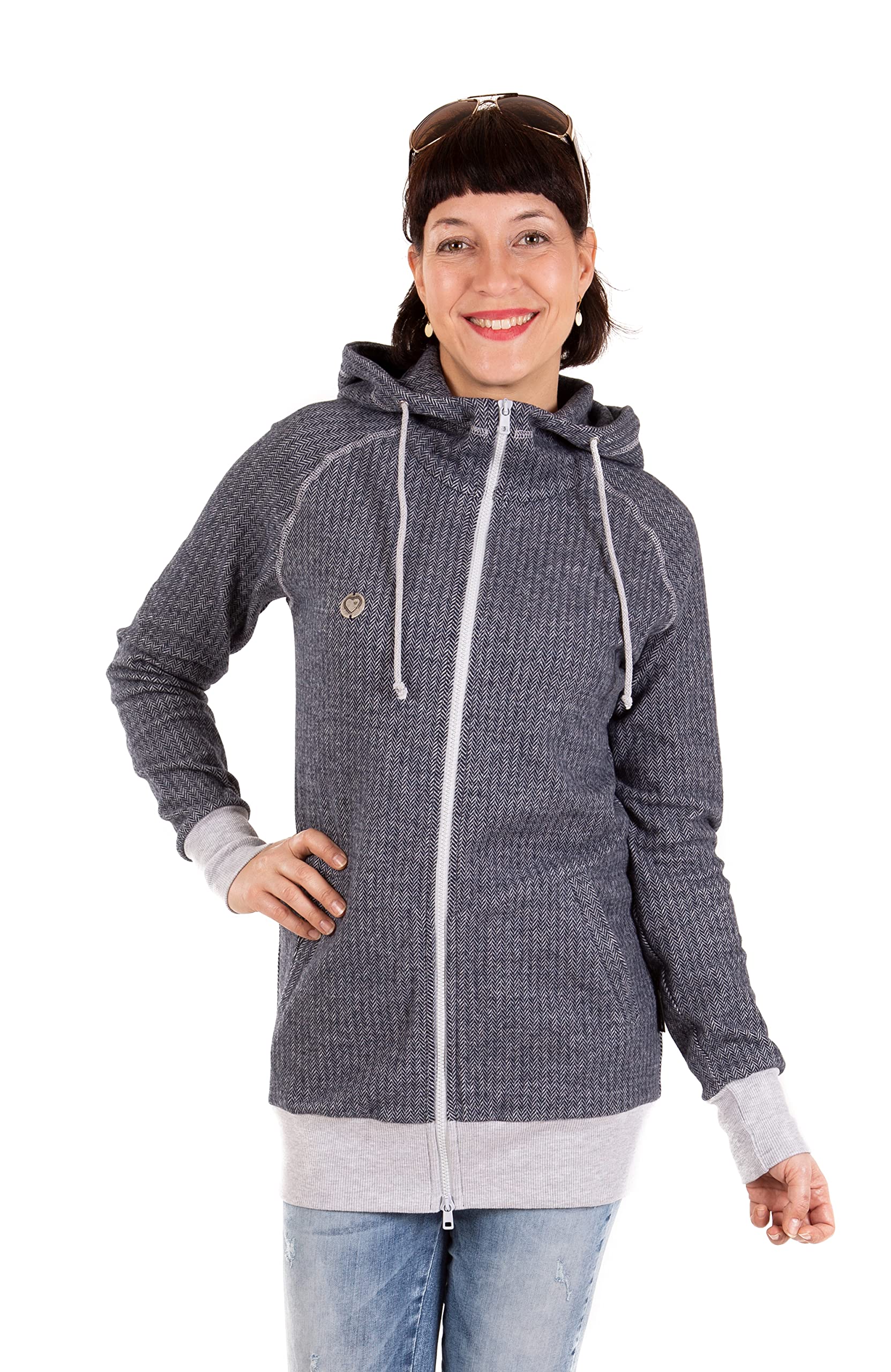 Viva la Mama 3in1 leichte Tragejacke für Mama und Baby, Umstandsjacke - Cleo