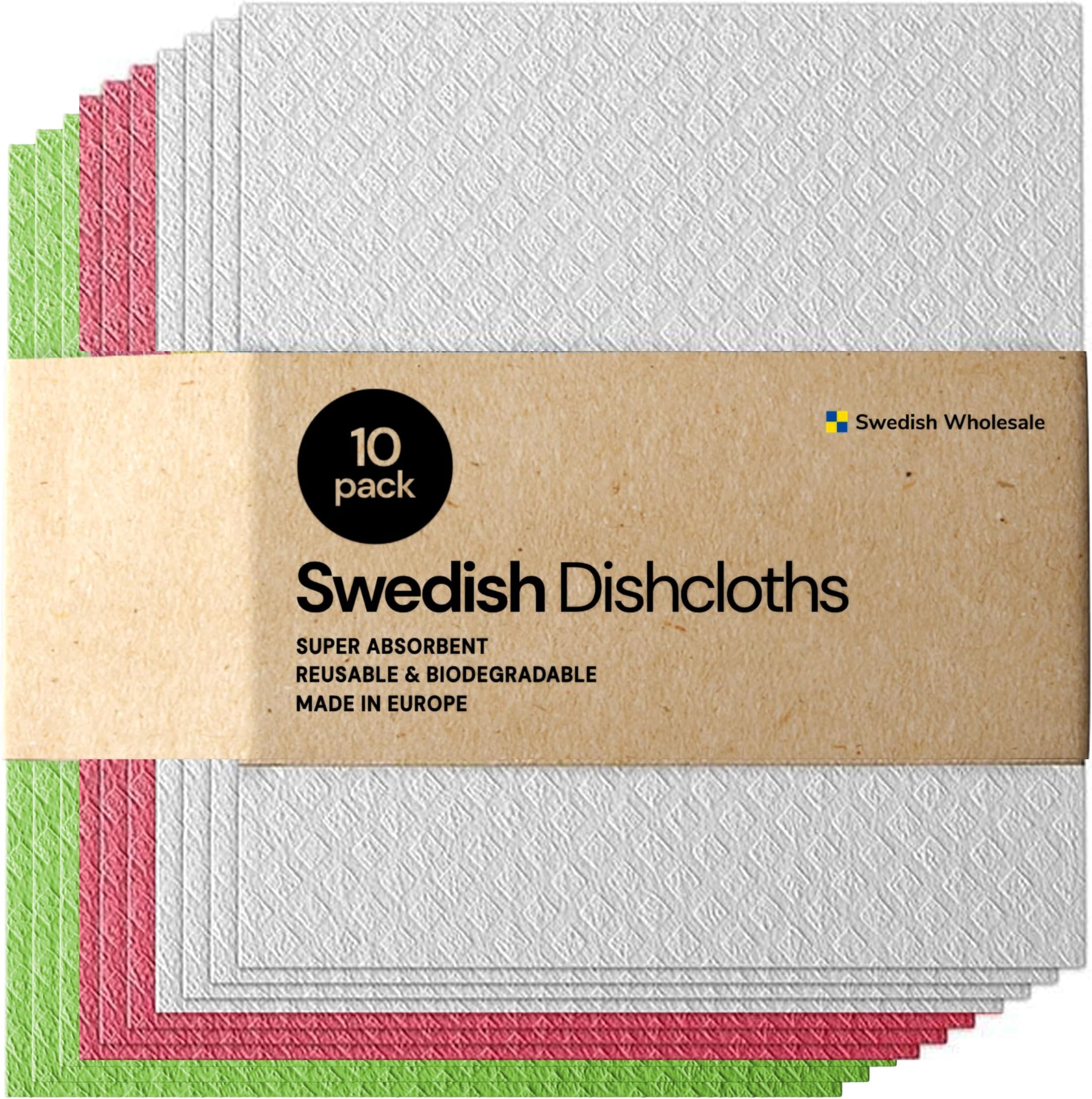 Swedish Wholesale Dishcloths (10-Pack)