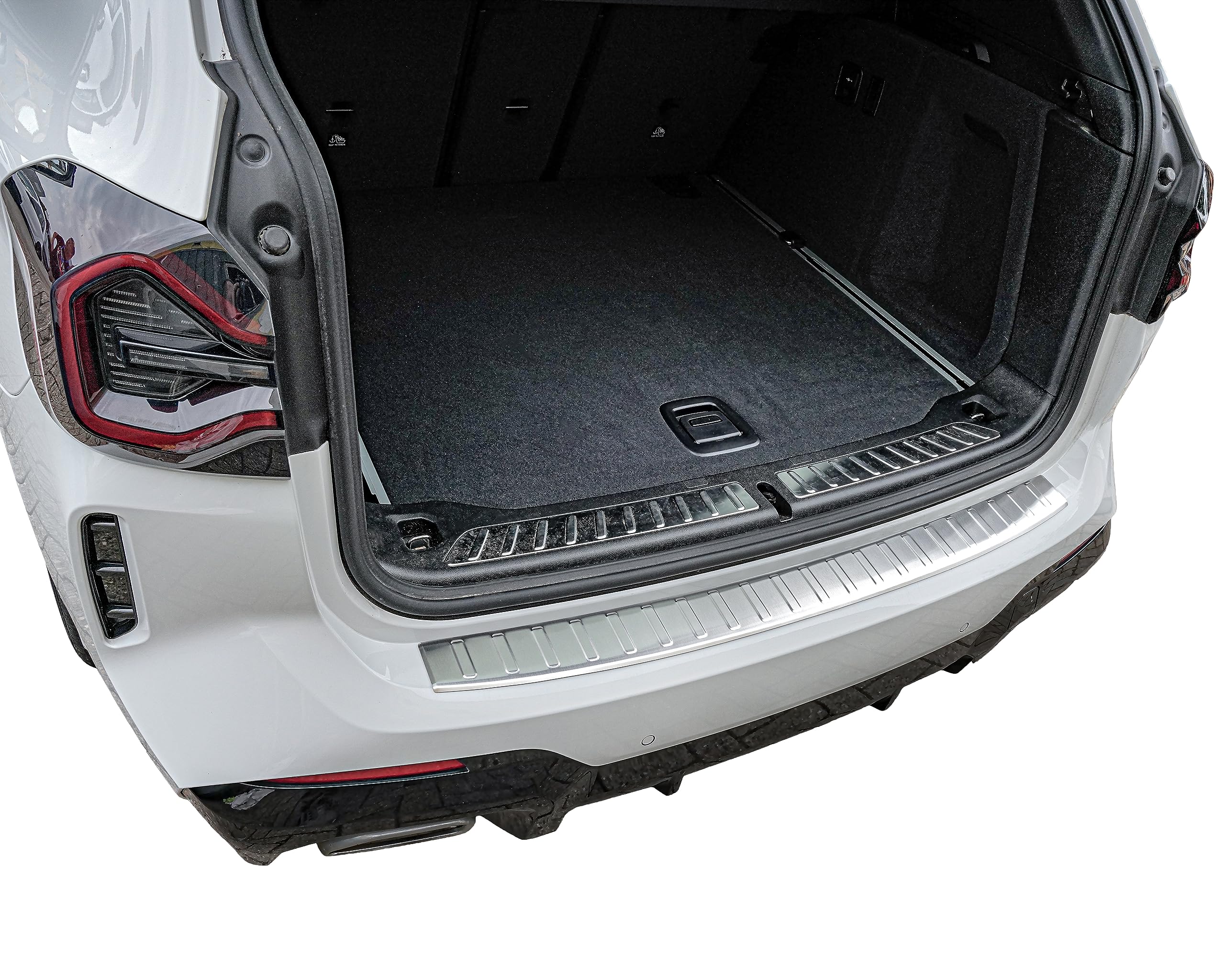 Osłona progu bagażnika ze stali nierdzewnej matowa BMW X3 LCI G01 09/2021 RECAMBO
