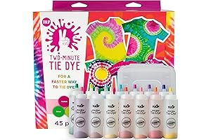 Tulip One-Step Tie-Dye Kit Tie Dye Party Kit, 15-Color, Standard, Rainbow