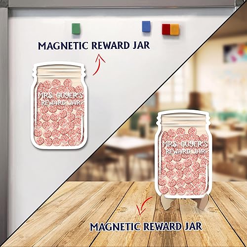 Miniatura 4 de Tarro de recompensa magnético personalizado de fresa, tabla de anuncios de gráficos de galletas para ir al baño Herramienta de gestión de aula No. 47