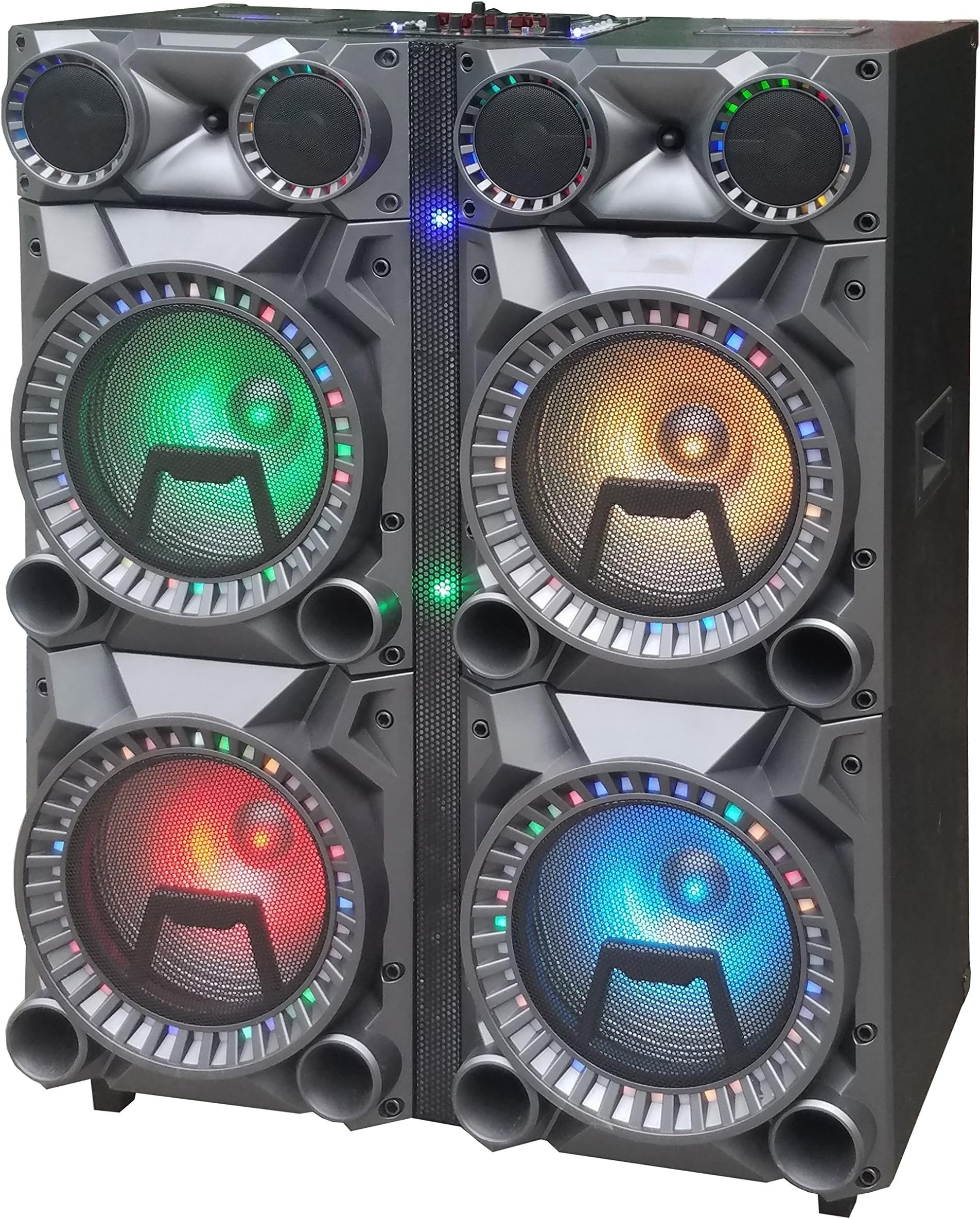 QFX SBX-608 Professional Pa Speaker with Bluetooth