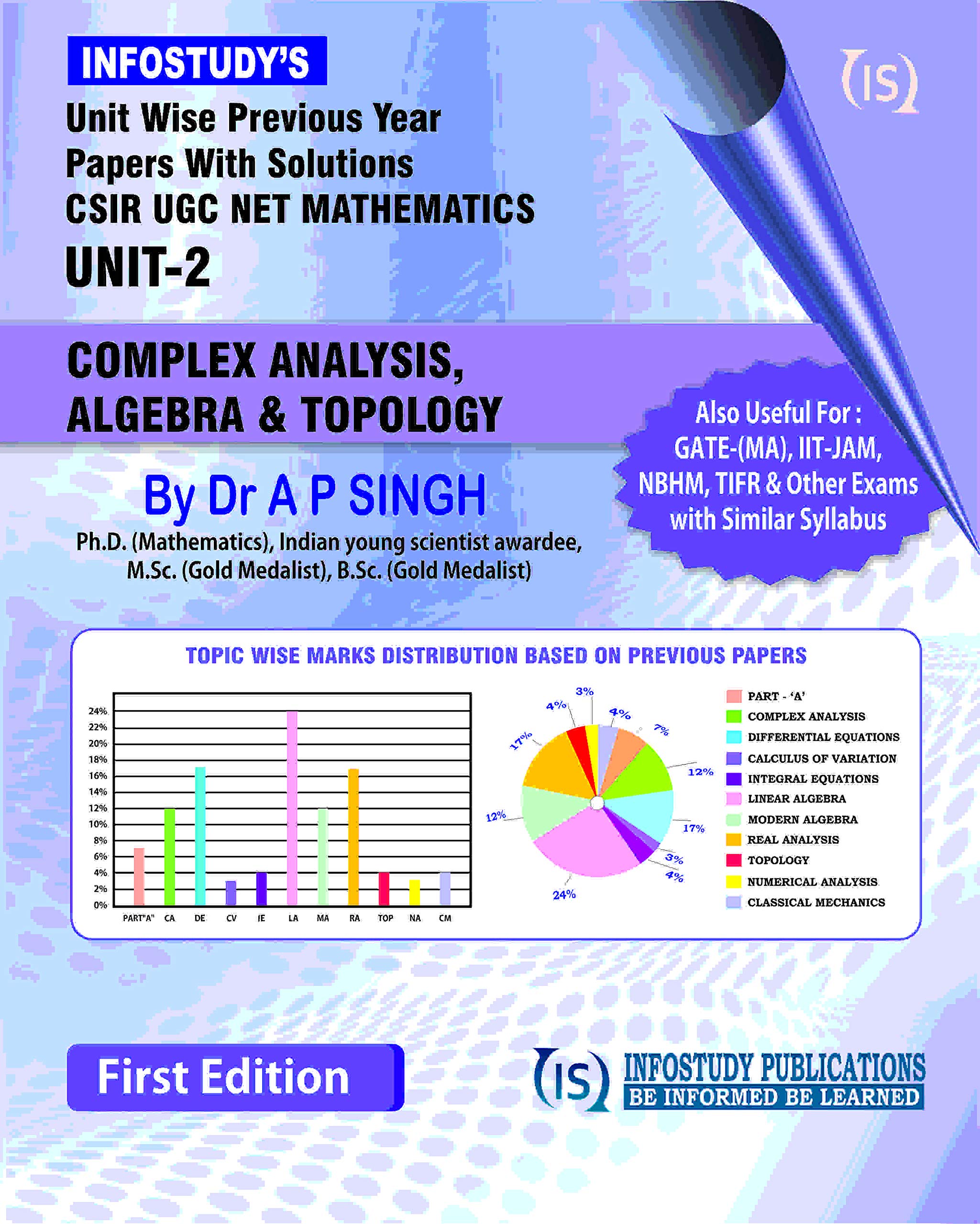 Buy Unit-wise Previous Year Papers with Solutions CSIR UGC NET MATHEMATICS UNIT-2 — BookShops.in