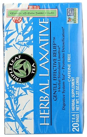 TRIPLE LEAF Herbalax Tea Bags, 20 CT