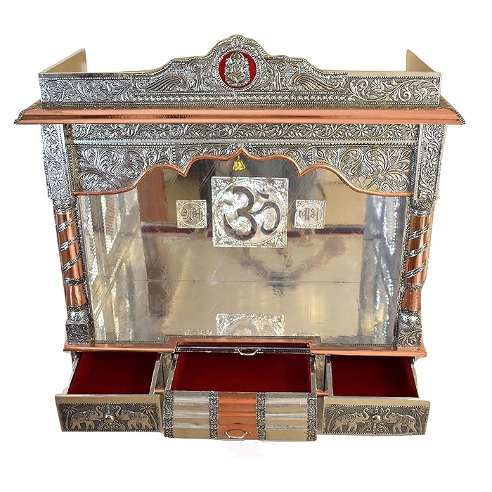 Buy Desi Bazar Pooja Mandir for Home (Indian Hindu Temple for House