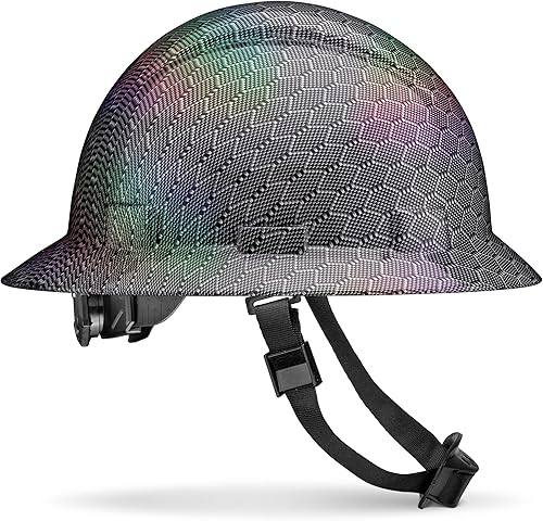 Miniatura 10 de ACERPAL - Casco duro para trabajos de construcción aprobado por la OSHA, de ala completa, aprobado como seguro para el trabajo, con diseño de fibra