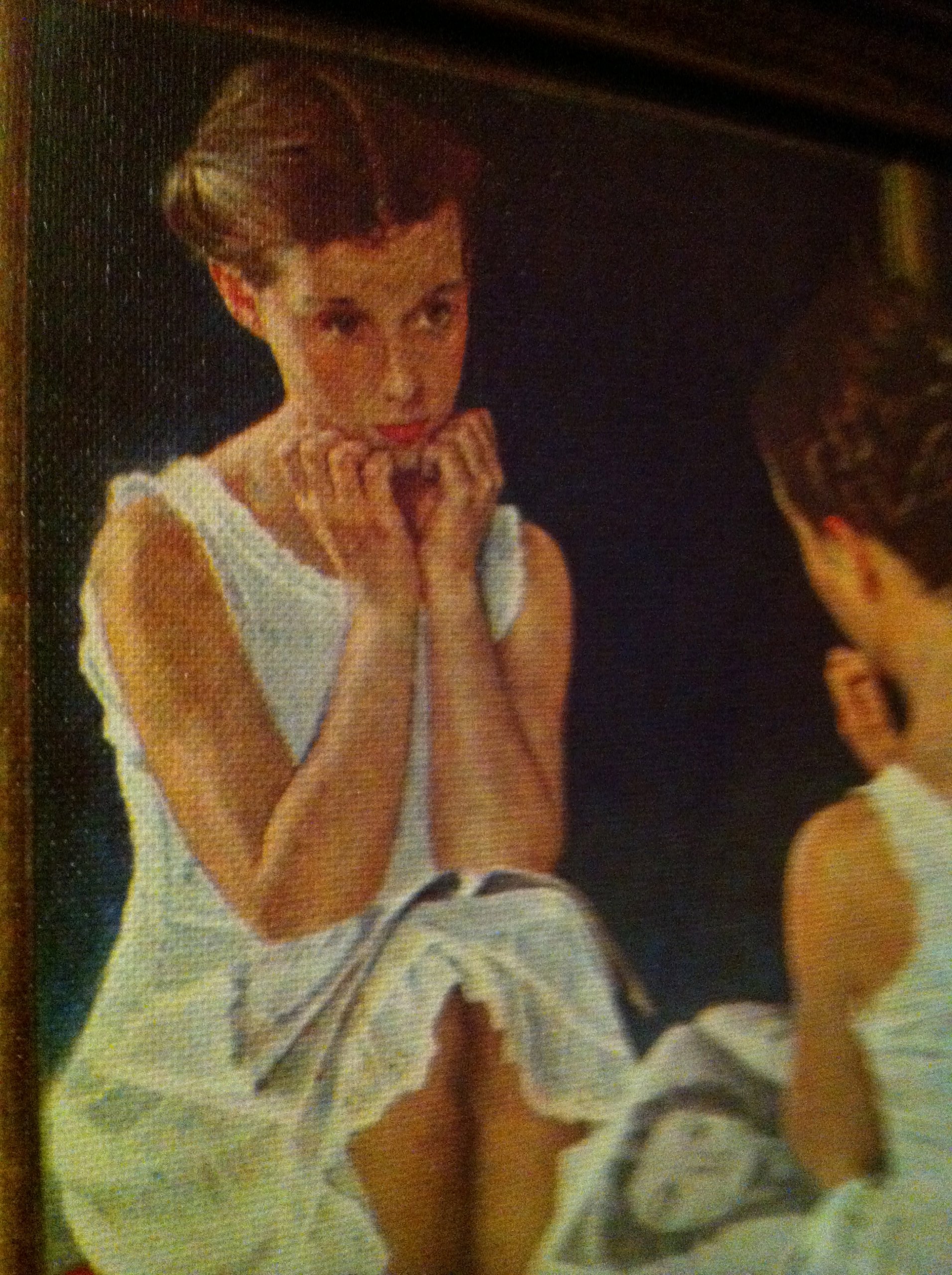 Girl At The Mirror Norman Rockwell