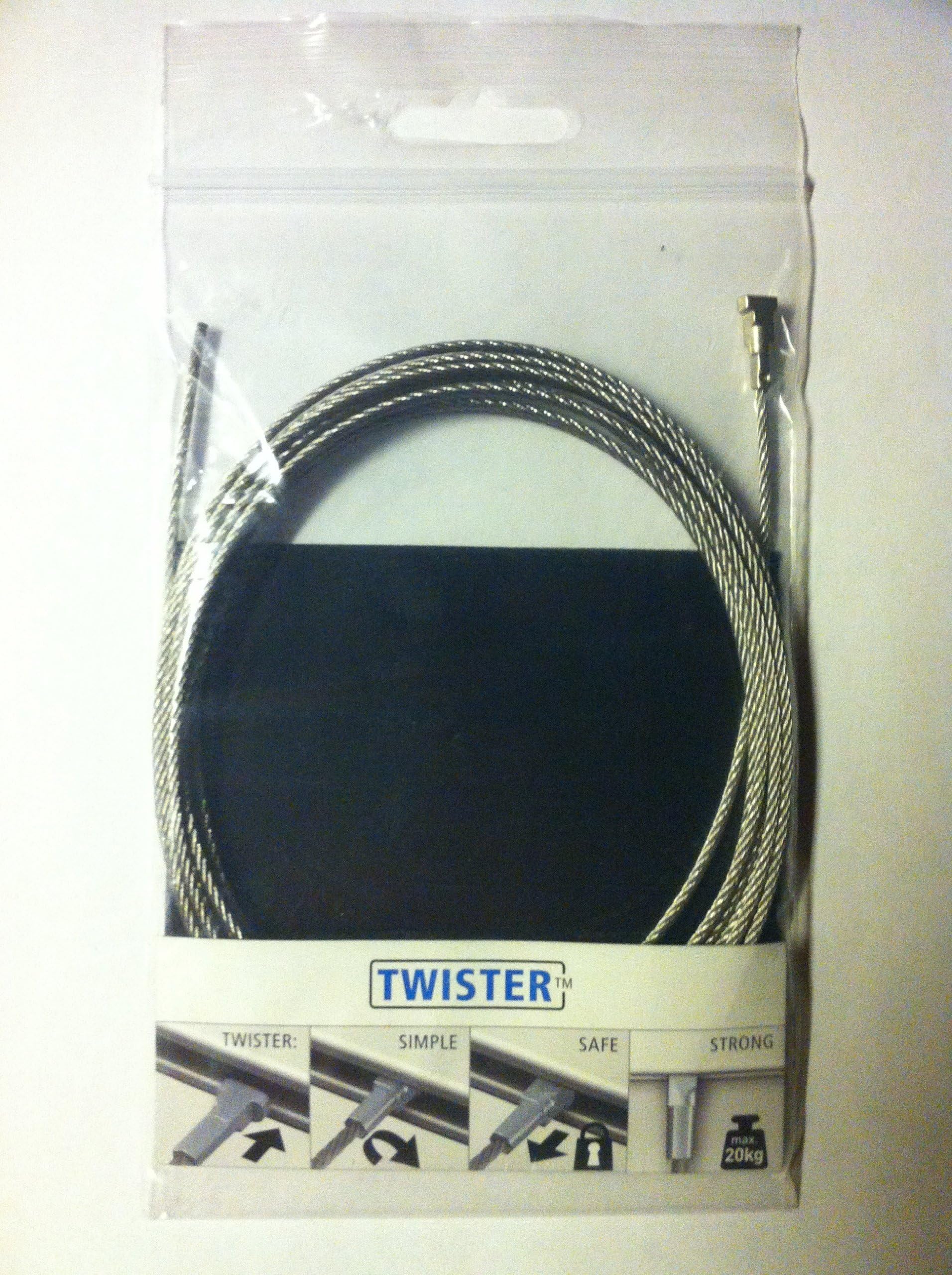 Arti Teq 78 inch Twister Steel Picture Hanging Cables 2/Pk