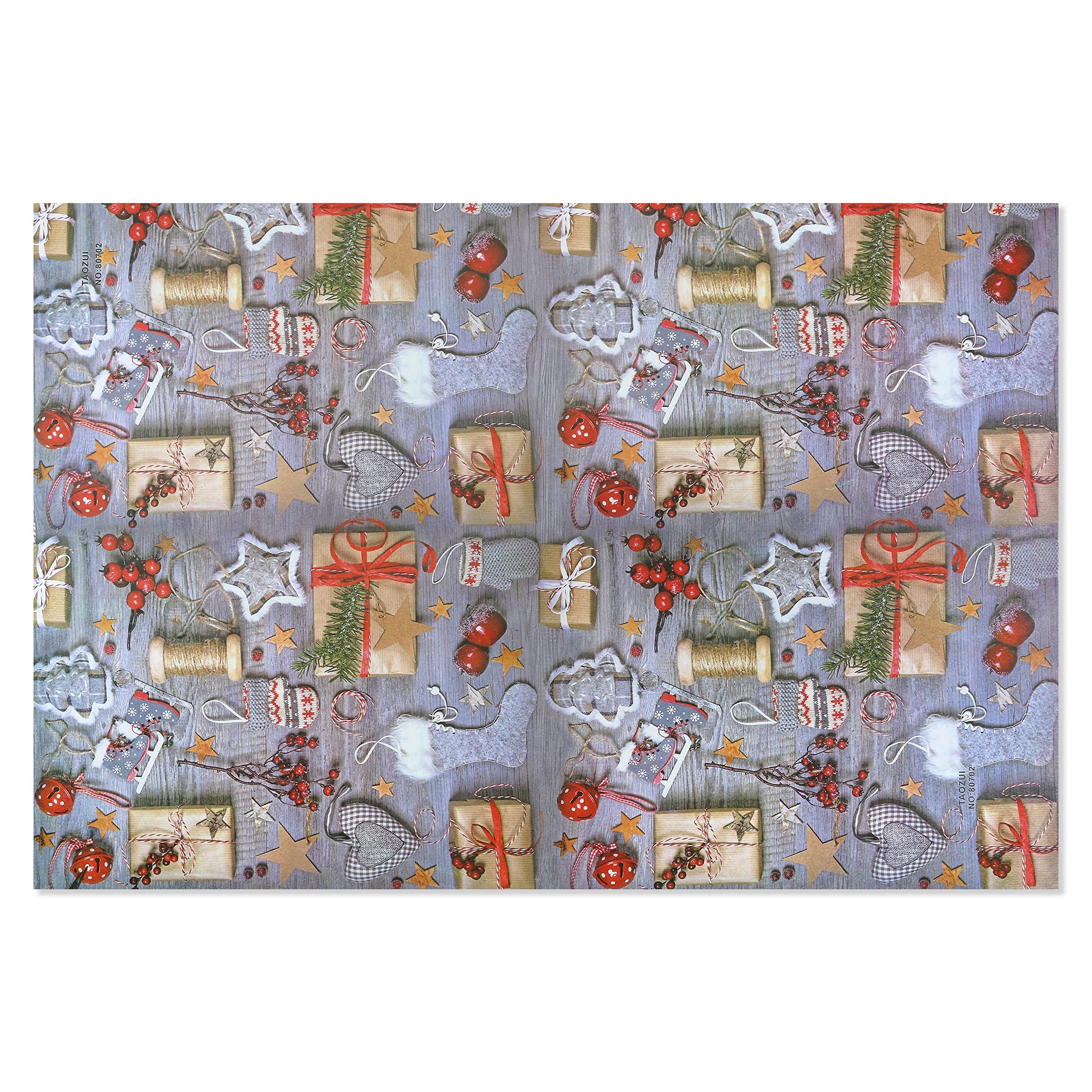By Robelli 10 Sheets Wrapping Paper, 75 x 50cm