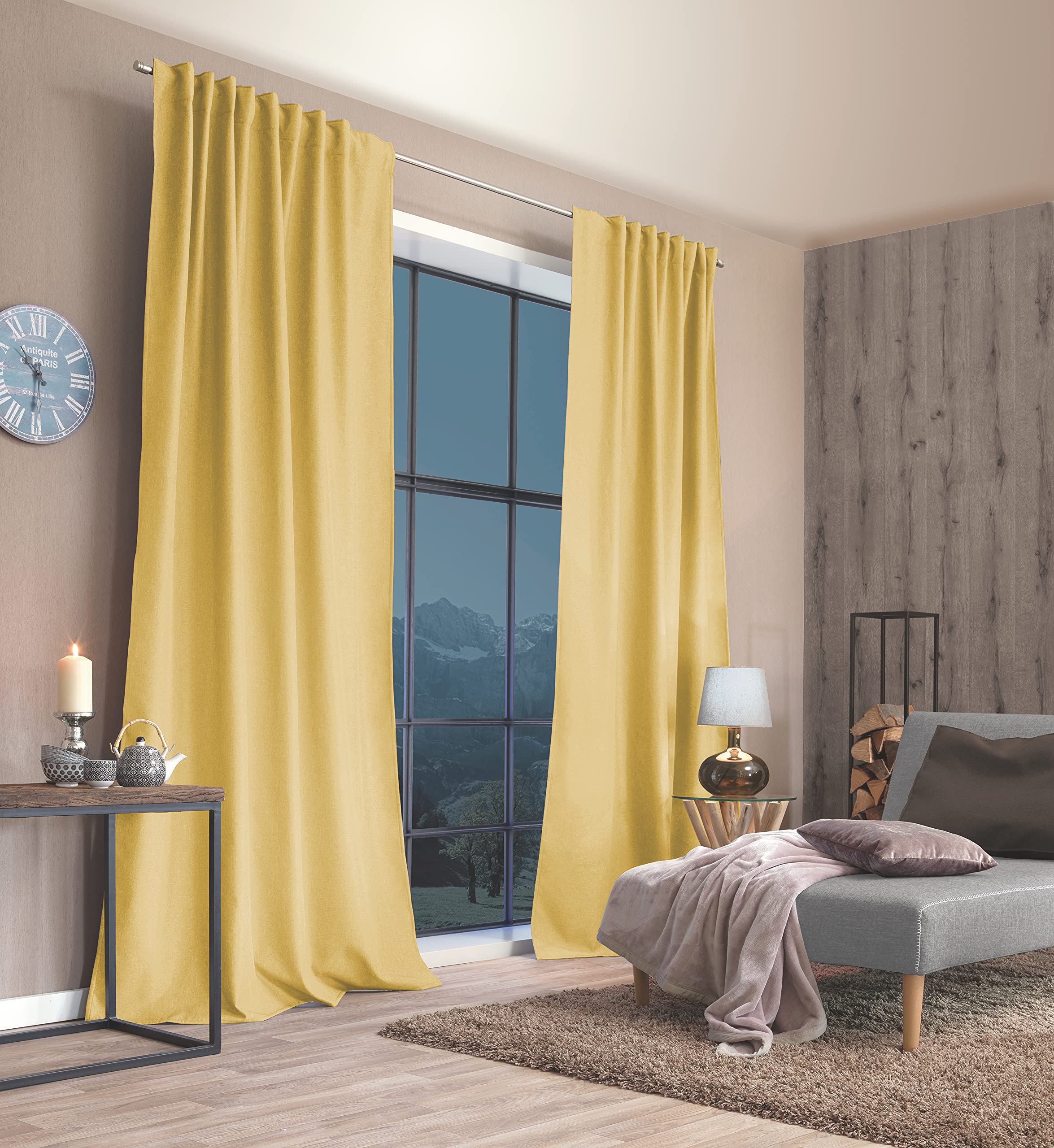 Home Basics Eskimo 085960-0966 Thermal Curtain 145 x 135 cm - Image 3