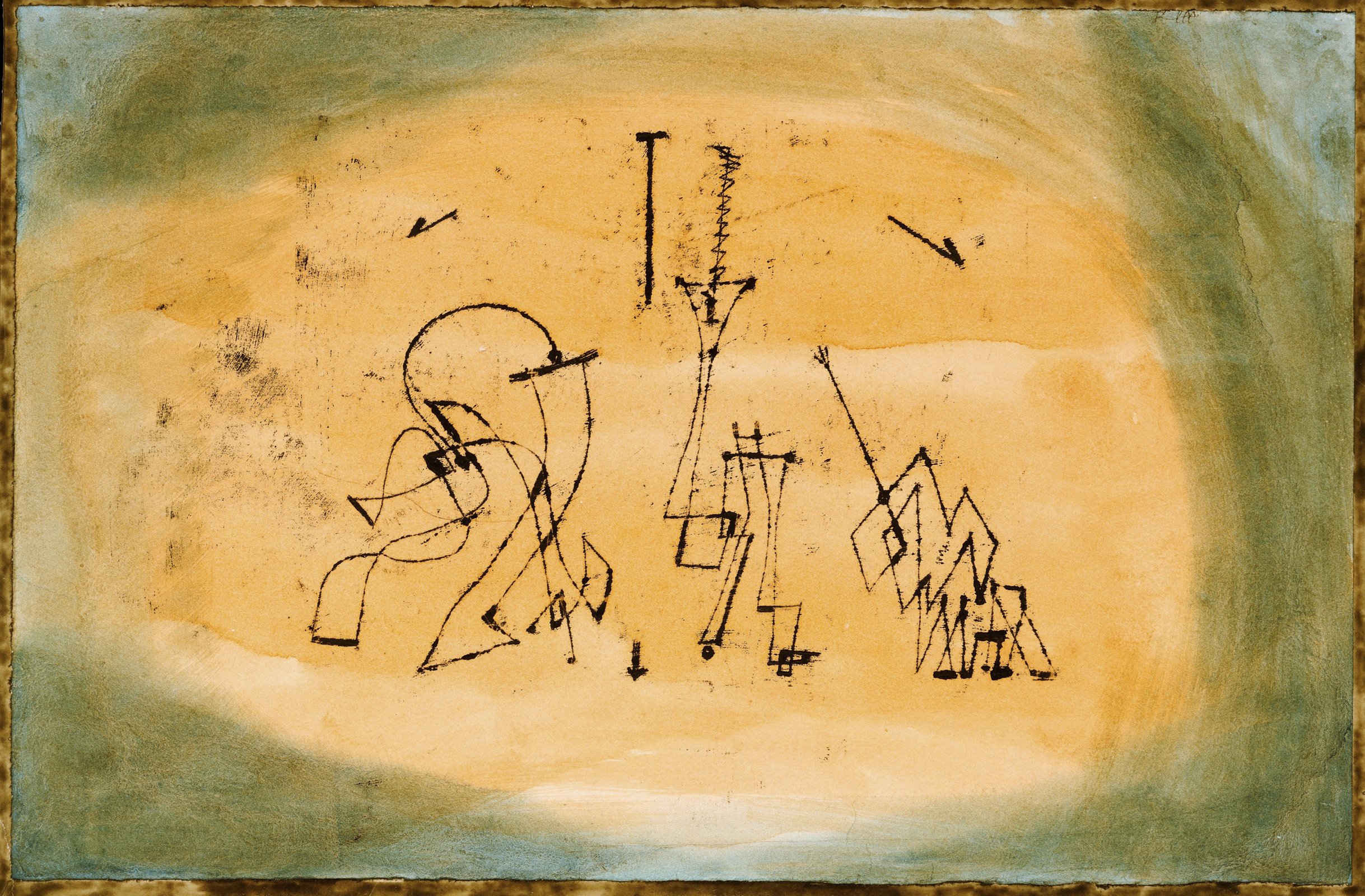 Affiche Paul Klee Abstract Trio pour un salon moderne et design