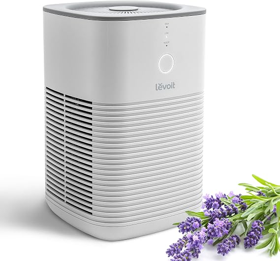 LEVOIT Air Purifier for Home Bedroom, 1 Pack, White & Air Purifier LV-H128 Aroma Pads 12pack Essential Oil Replacement