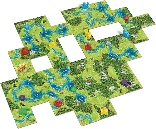 Miniatura 3 de Carcassonne - Juego de mesa de cazadores y recolectores  Juego de mesa familiar  Juego de mesa para adultos y familiares  Juego de mesa de