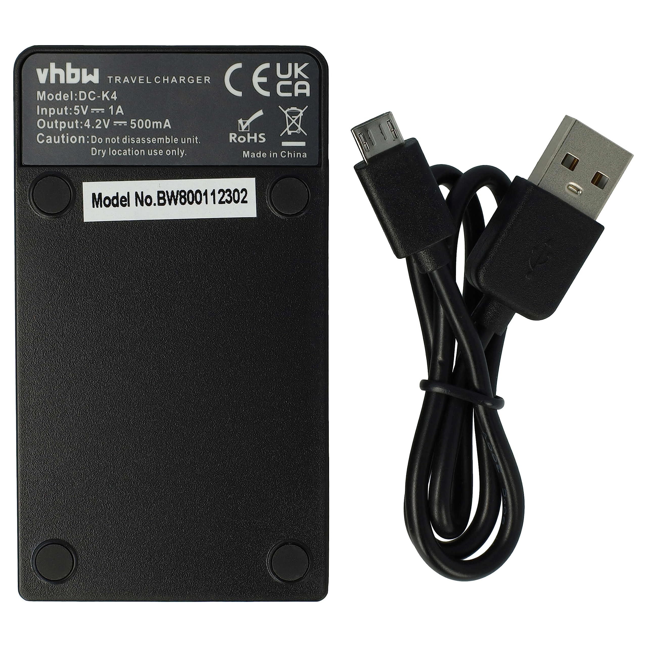 Vhbw Chargeur USB Compatible Avec Nikon Coolpix P1100 Caméra