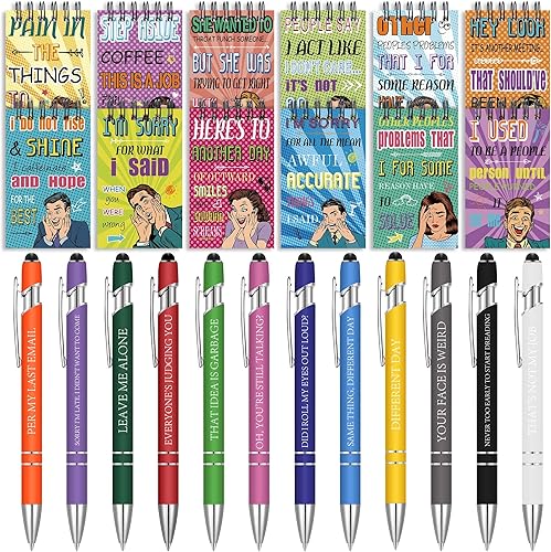 Miniatura 28 de Spiareal Juego de 24 regalos cristianos a granel, bolígrafos con versículos bíblicos, cuadernos cristianos, bolígrafos de escritura