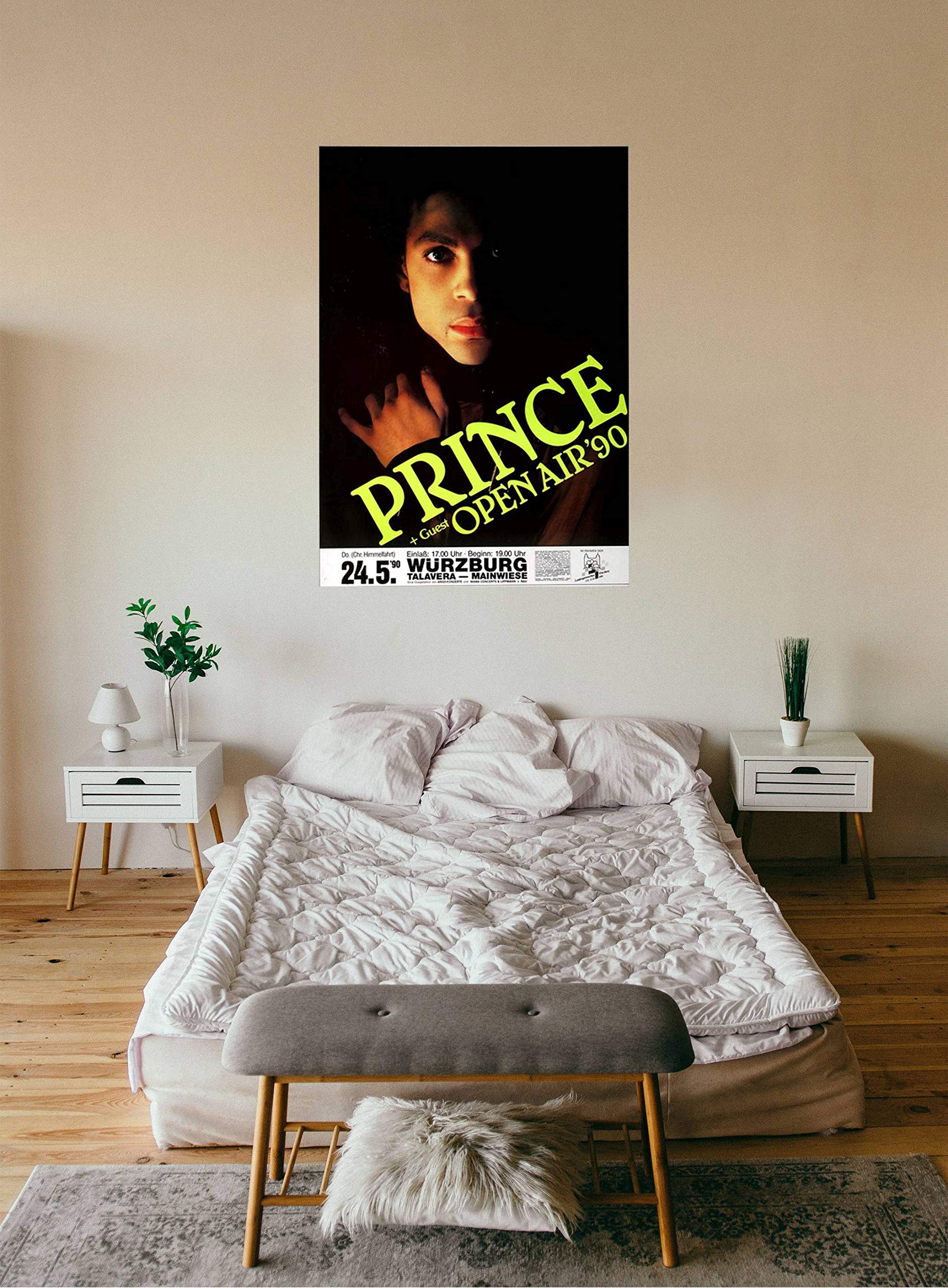 Prince - Graffiti Bridge, Würzburg 1990 » Konzertplakat/Premium Poster | Live Konzert Veranstaltung | DIN A1 «