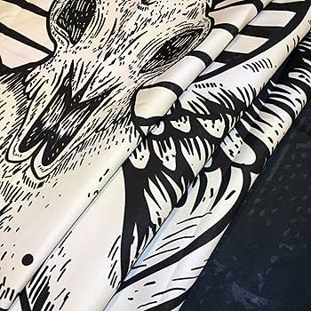 Amazon.co.jp: オカルトタペストリー ヤギの頭 五芒星 ゴシック