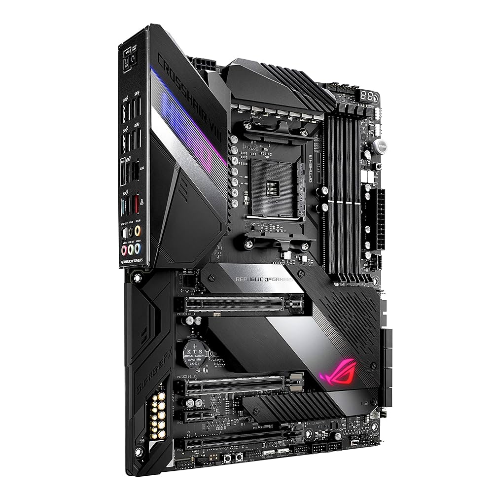 マザーボード ASUS ROG CROSSHAIR VIII HERO X570 AM4 61-7KxpmIEL._AC_UF350,