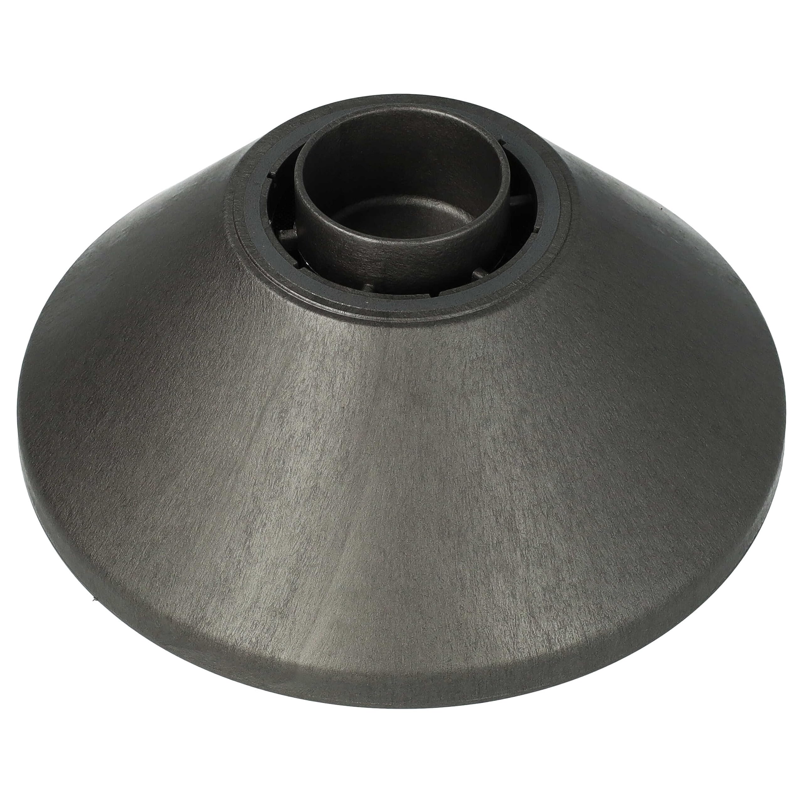 vhbw Diffusor-Düse kompatibel mit Dyson Supersonic HD02, HD03, HD01, HD07 Föhn - 13,6 x 13,6 cm, 109 g Dunkelgrau