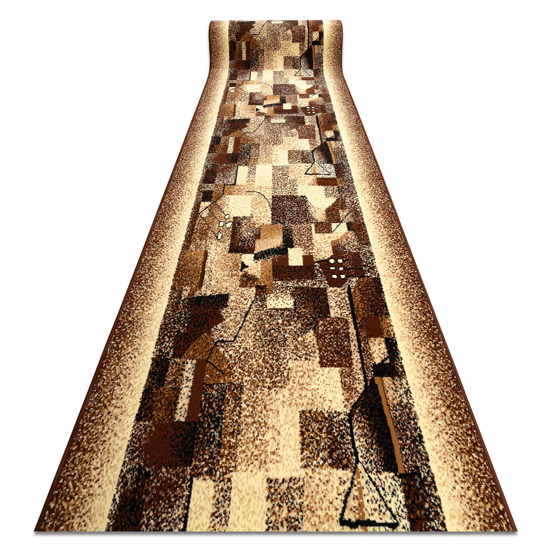 Alfombra de pasillo BCF IMPRESJA beige 60x120 cm de rugsx