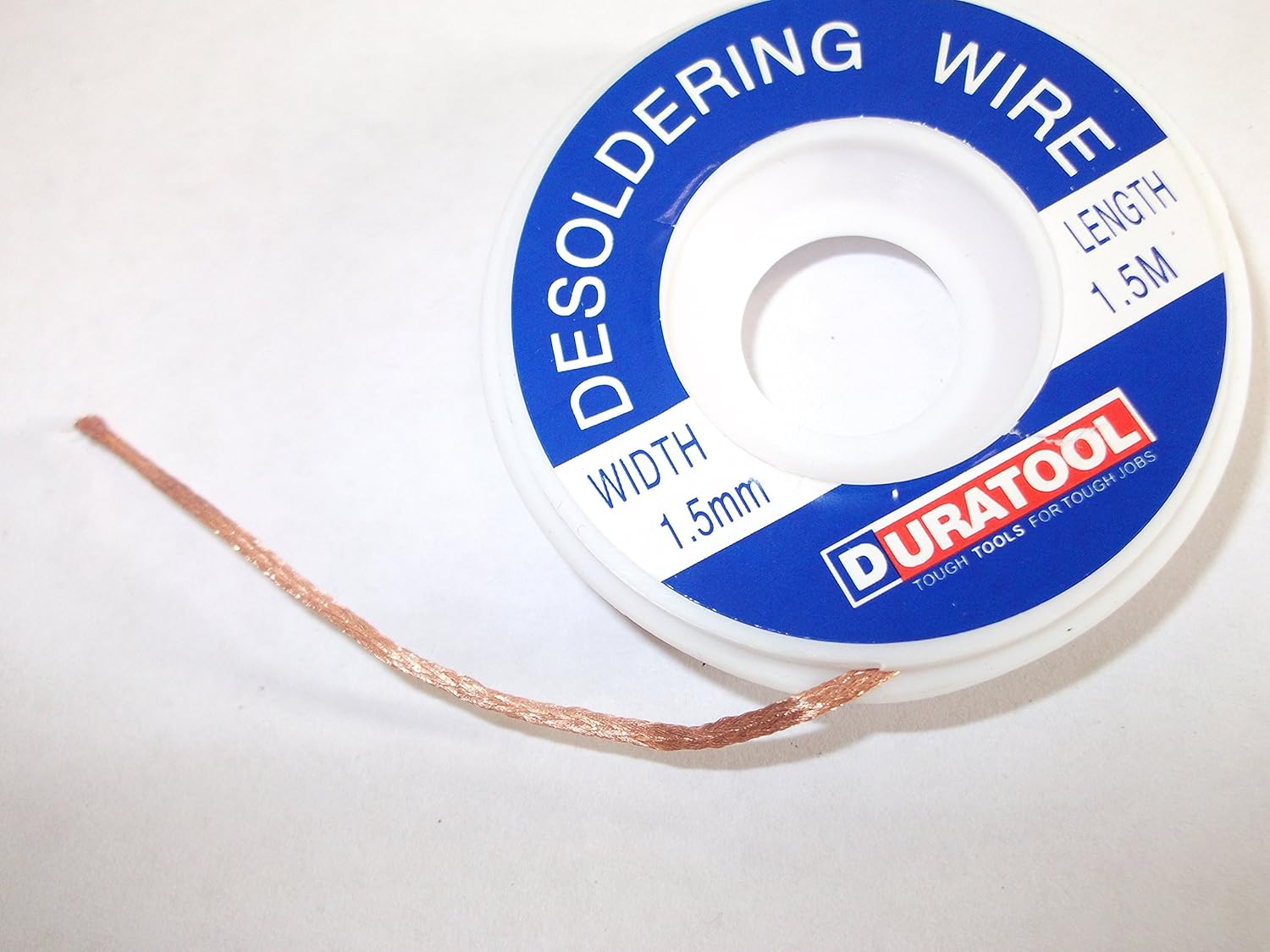2 Reels 1.5mm Wide 150cm Reel Desoldering Braid Wick Flux Coated
