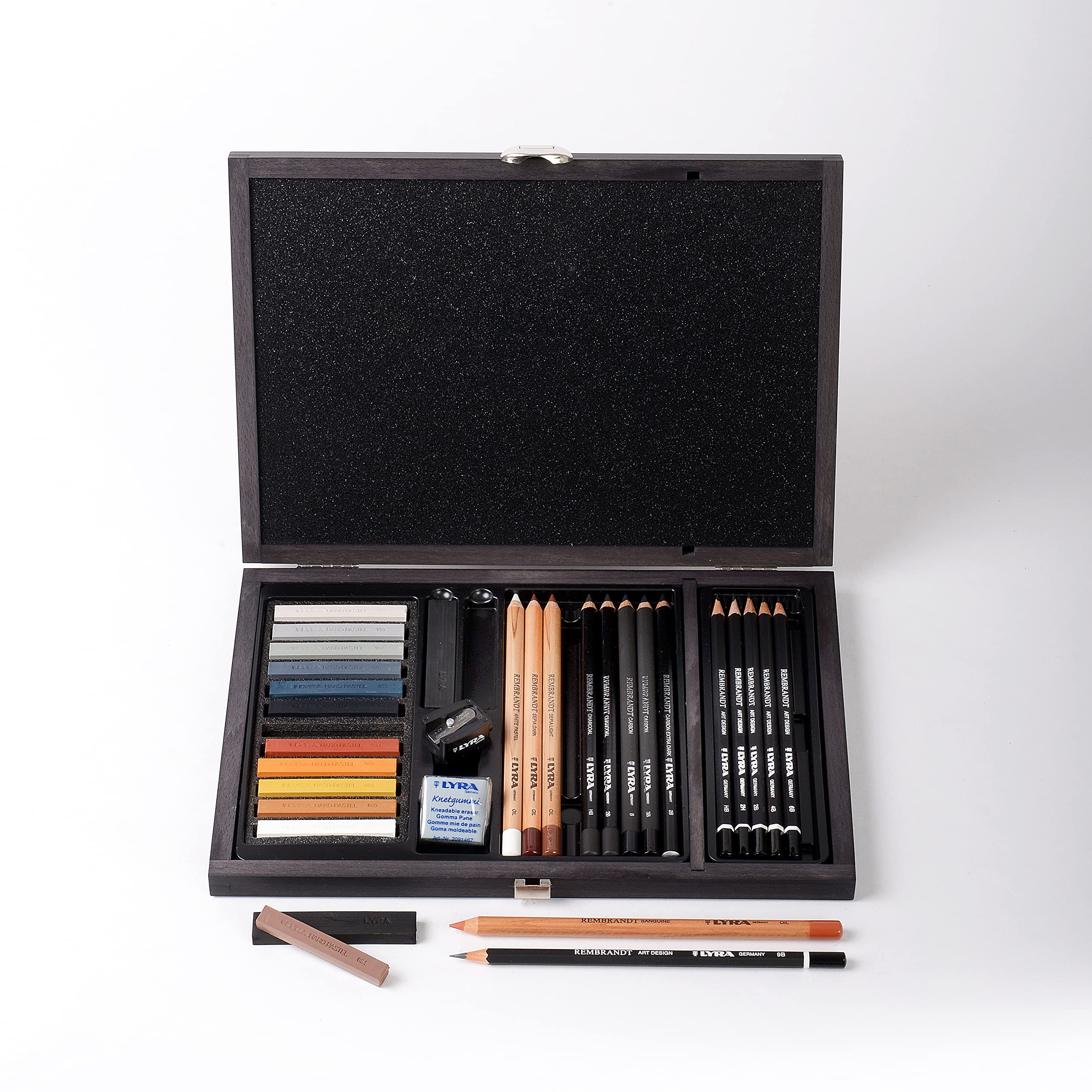 LYRA Zeichen-Set aus Holzkiste, 31 Stück, L2054002, bunt