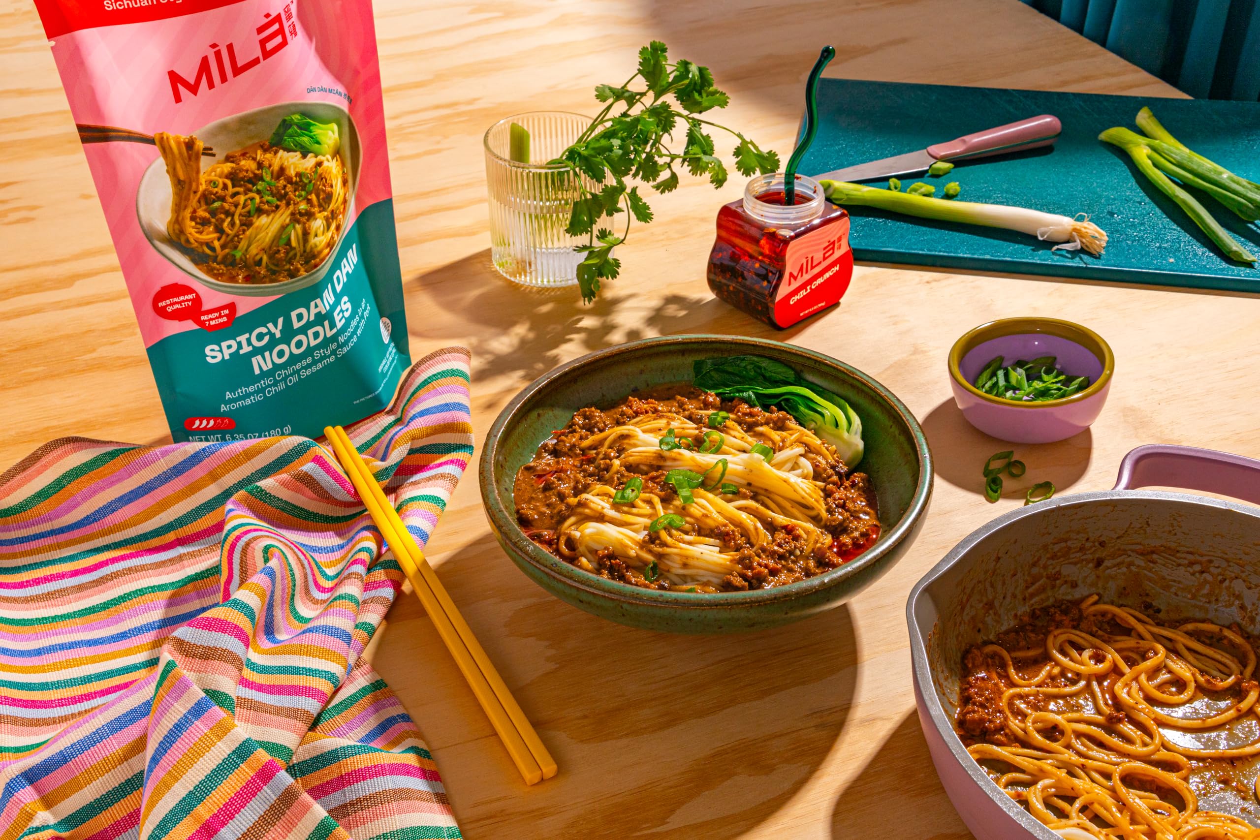 Carmelized Scallion Noodles