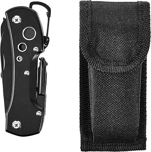 Miniatura 3 de Tienda Basics - Herramienta multiusos 15 en 1, navaja de bolsillo con funda de nailon.