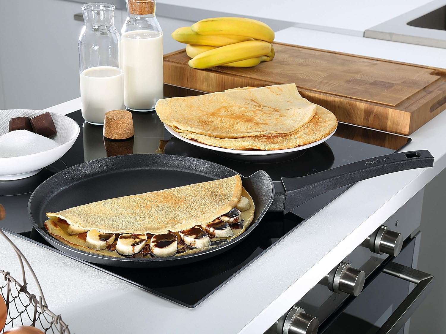 Spring Performance Classic Crepe Pan 28 cm Aluminium Non-Stick Coating Induction