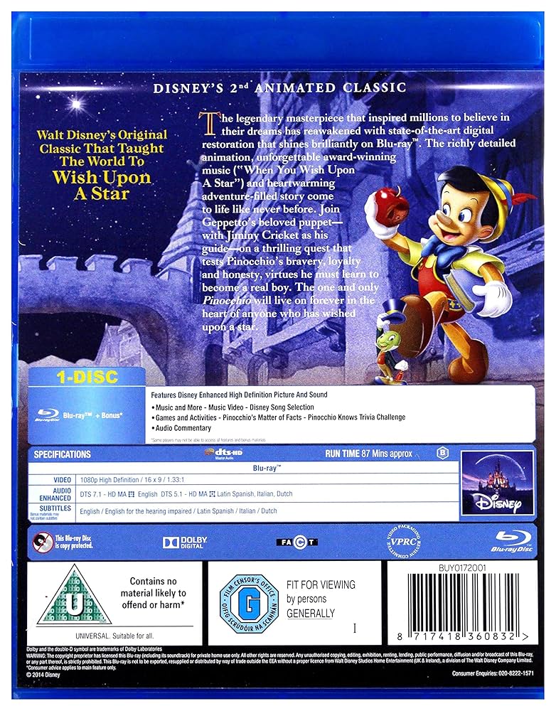 ピノキオ DVD-BOX2 ggw725x ピノキオ DVD-BOX2 ggw725x Amazon.com: Pinocchio (Two-Disc