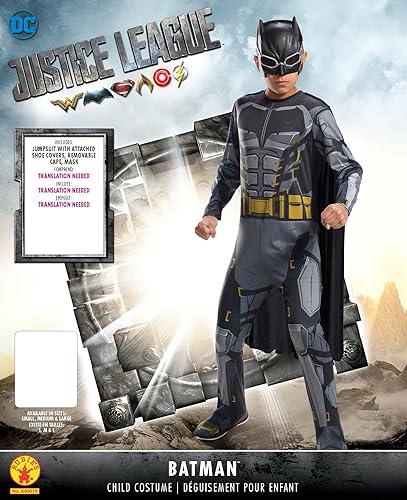 Miniatura 2 de Rubies Disfraz de Batman táctico de la Liga de la Justicia para niños mediano multicolor