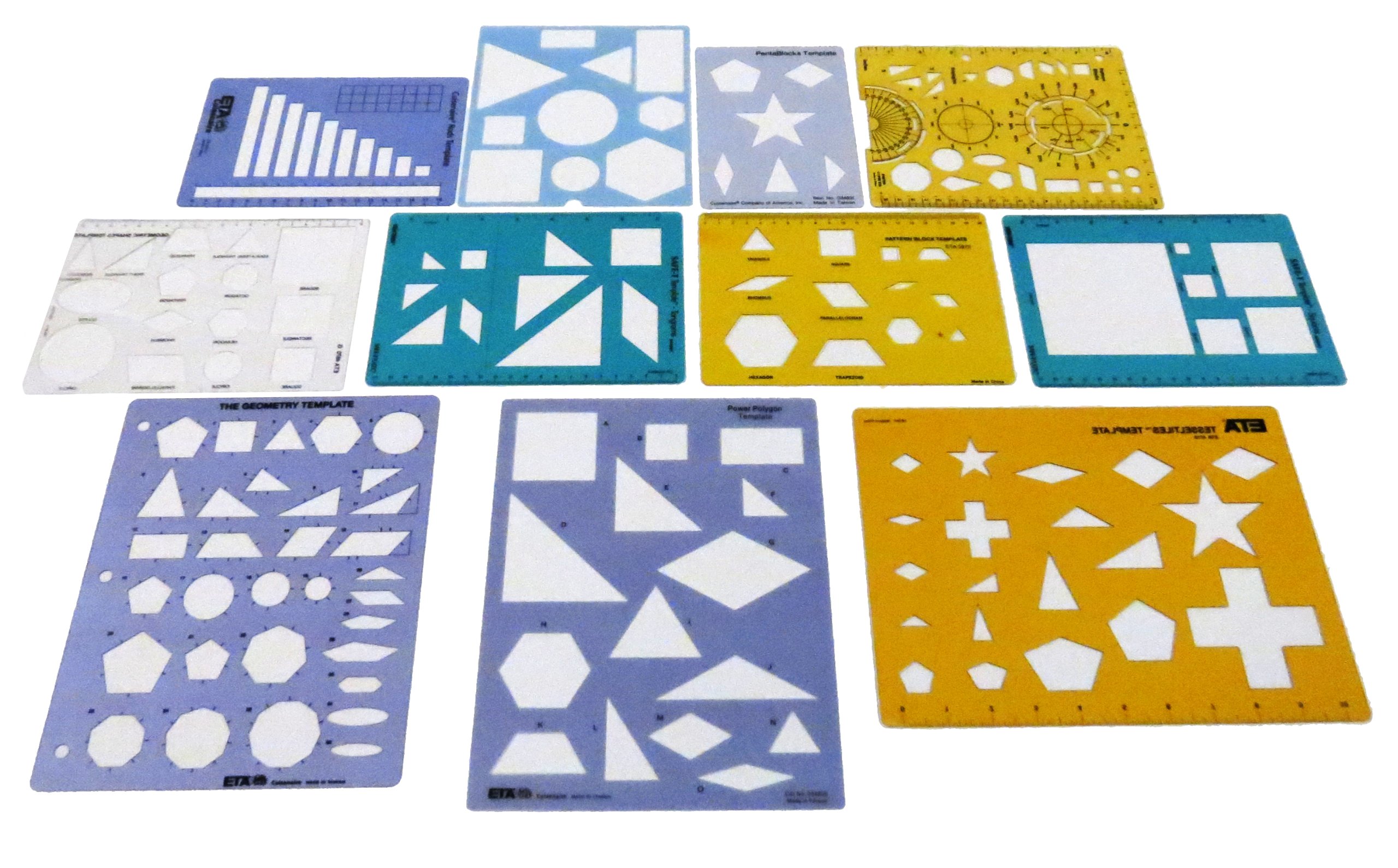 Buy Plastic Tracing Shapes Template Set Online at desertcartUAE