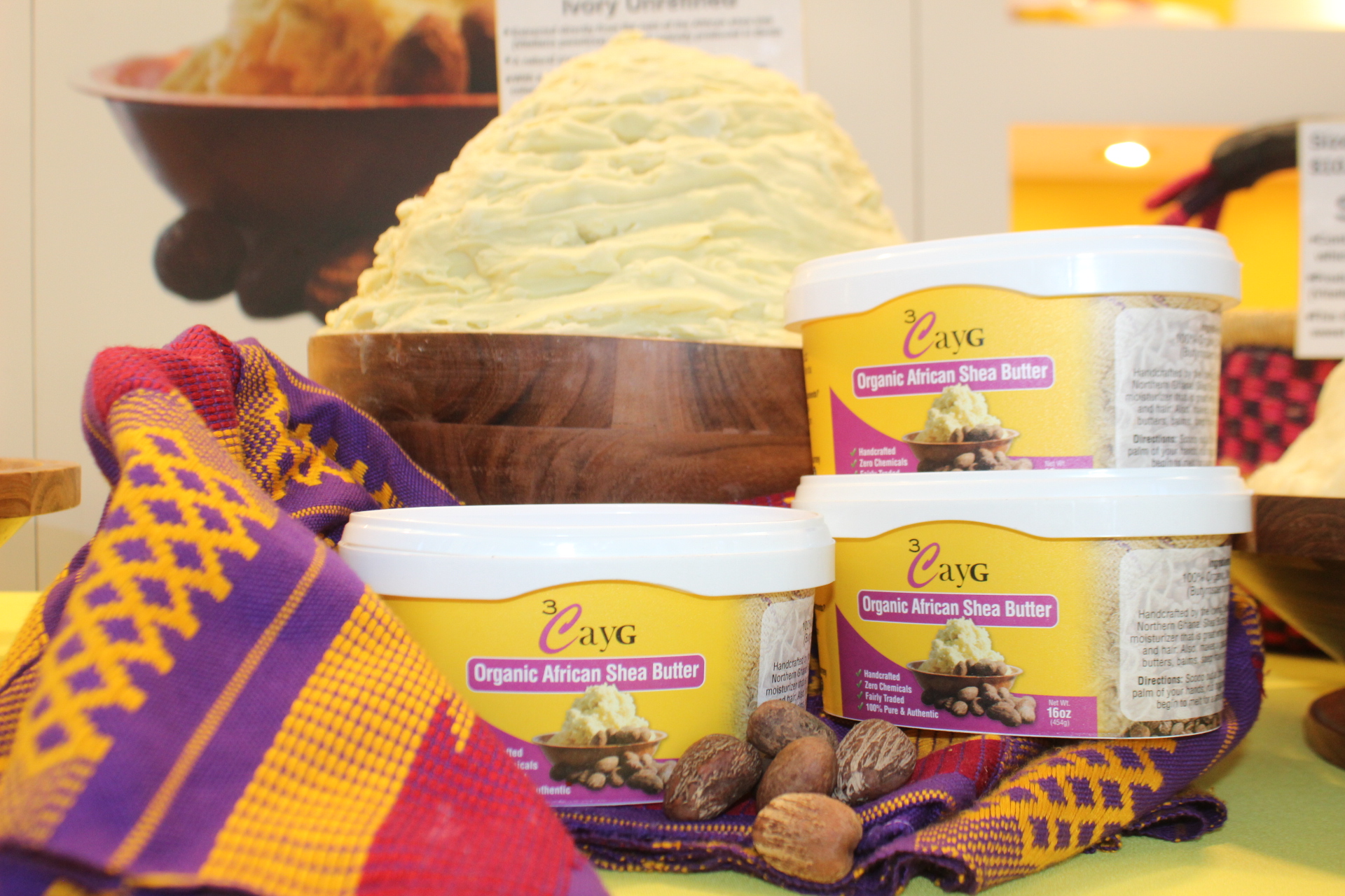 Bulk shea butter bucket for wholesale